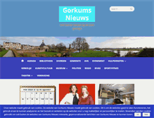 Tablet Screenshot of gorkumsnieuws.nl